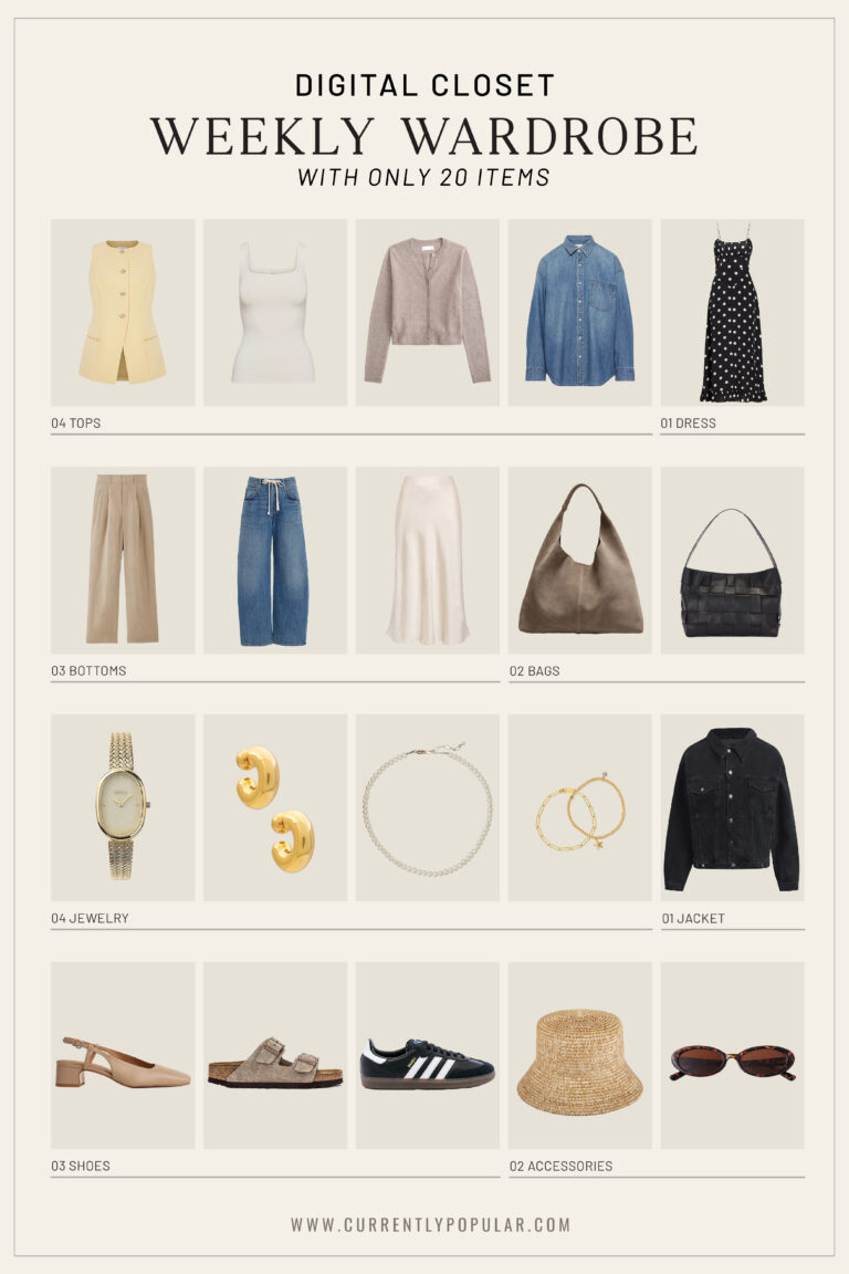 I Started Creating a Weekly Capsule Wardrobe and My Life Improved Drastically!